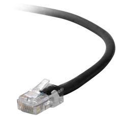 Belkin Cat5e, 15ft, 1 x RJ-45, 1 x RJ-45, Black networking cable 4.5 m