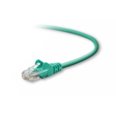 Belkin Cat5e Patch Cable, 5ft, 1 x RJ-45, 1 x RJ-45, Green networking cable 1.5 m