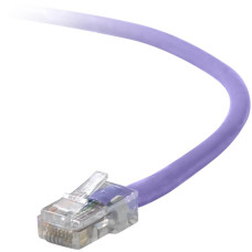Belkin Cat5e, 2ft, 1 x RJ-45, 1 x RJ-45, Purple networking cable 0.6 m
