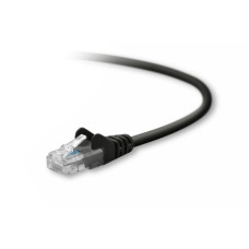 Belkin Cat5e, 2ft, 1 x RJ-45, 1 x RJ-45, Black networking cable 0.6 m