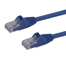 StarTech.com 10ft CAT6 Ethernet Cable - Blue CAT 6 Gigabit Ethernet Wire -650MHz 100W PoE RJ45 UTP Network/Patch Cord Snagless w/Strain Relief Fluke Tested/Wiring is UL Certified/TIA