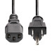StarTech.com 10ft (3m) Computer Power Cord, NEMA 5-15P to C13, 10A 125V, 18AWG, Black Replacement AC Power Cord, Printer Power Cord, PC Power Supply Cable, Monitor Power Cable - UL Listed