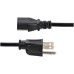 StarTech.com 10ft (3m) Computer Power Cord, NEMA 5-15P to C13, 10A 125V, 18AWG, Black Replacement AC Power Cord, Printer Power Cord, PC Power Supply Cable, Monitor Power Cable - UL Listed