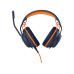 V7 Safe Sound 2 Education Headset - Stereo - Mini-phone (3.5mm) - USB-A - USB-C - Wired - On-ear - Binaural - Circumaural - 1.8 m /6 ft Cable - Inline Controller - Configurable Acoustic Output - Noise Cancelling - Bi-directional Microphone - Adjustable Pa