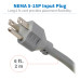 Tripp Lite TLP76MSG surge protector Grey 7 AC outlet(s) 120 V 1.83 m