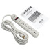 Tripp Lite Protect It! 6-Outlet Surge Protector, 15-ft. Cord, 790 Joules - Accommodates 1 Transformer