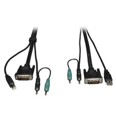 Tripp Lite P759-010 DVI / USB / Audio KVM Cable Kit, 10 ft. (3.05 m)