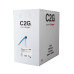C2G 1000ft (304.8m) TAA-Compliant Cat6 Bulk Foil Shield (F/UTP) Ethernet Network Cable with Solid Conductors-Riser CMR -Rated - Blue