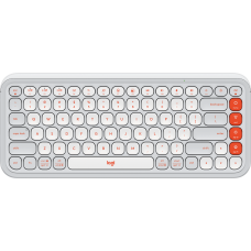 Logitech POP Icon Keys keyboard Universal Bluetooth QWERTY English Orange, White
