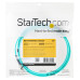 StarTech.com Fiber Optic Cable - 10 Gb Aqua - Multimode Duplex 50/125 - LSZH - LC/LC - 2 m~2m (6ft) LC/UPC to LC/UPC OM3 Multimode Fiber Optic Cable, Full Duplex 50/125µm Zipcord Fiber, 100G Networks, LOMMF/VCSEL, <0.3dB Low Insertion Loss, LSZH Fiber Pat