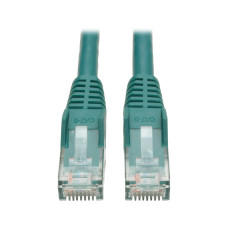 Tripp Lite N201-006-GN Cat6 Gigabit Snagless Molded (UTP) Ethernet Cable (RJ45 M/M), PoE, Green, 6 ft. (1.83 m)