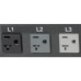 Tripp Lite PDU3MV6L2130 power distribution unit (PDU) 48 AC outlet(s) 0U Black