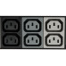 Tripp Lite PDU3MV6H50 power distribution unit (PDU) 45 AC outlet(s) 0U Black