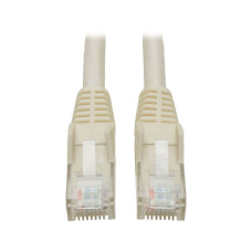 Tripp Lite N201-050-WH Cat6 Gigabit Snagless Molded (UTP) Ethernet Cable (RJ45 M/M), PoE, White, 50 ft. (15.24 m)