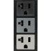 Tripp Lite PDU3MV6L2120B power distribution unit (PDU) 27 AC outlet(s) 0U Black