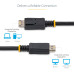 StarTech.com 6ft (2m) DisplayPort 1.2 Cable 10 Pack, 4K x 2K Ultra HD VESA Certified DisplayPort Cable, HBR2, DP to DP Cable for Monitor, Latching DP Connectors - DP 1.2 Cable Male/Male