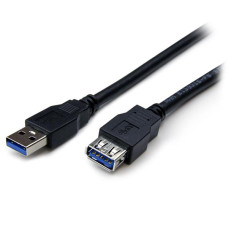 StarTech.com 6 ft Black SuperSpeed USB 3.0 Extension Cable A to A - M/F