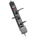Tripp Lite TLP76RBTEL surge protector Black 7 AC outlet(s) 120 V 1.8 m