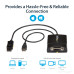 StarTech.com DisplayPort to DVI Dual Link Active Adapter - DisplayPort to DVI-D Adapter Video Converter 2560x1600 60Hz - DP 1.2 to DVI Monitor - USB Powered - Latching DP Connector