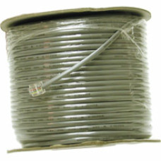 C2G 4 Conductor Silver Satin Modular 28AWG Cable Reel 500ft networking cable 152.4 m