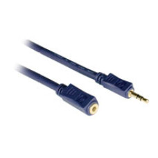 C2G 12ft Velocity™ 3.5mm Stereo Audio Extension Cable M/F audio cable 3.6 m Blue