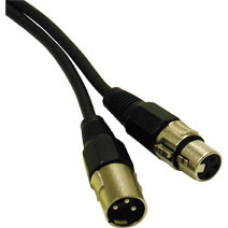C2G 12ft Pro- XLR Male to XLR Female audio cable 3.6 m XLR (3-pin) Black