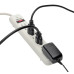 Tripp Lite Protect It! 7-Outlet Surge Protector, 12-ft. Cord, 1080 Joules, Light Gray Housing