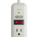 Tripp Lite Protect It! 7-Outlet Surge Protector, 12-ft. Cord, 1080 Joules, Light Gray Housing
