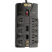 Tripp Lite Protect It! 8-Outlet Surge Protector, 10-ft. Cord, 3240 Joules, Modem/Coax/Ethernet Protection, RJ45