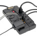 Tripp Lite Protect It! 8-Outlet Surge Protector, 8-ft. Cord, 2160 Joules, Tel/Fax/Modem/Coax Protection, RJ11