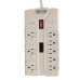 Tripp Lite Protect It! 8-Outlet Computer Surge Protector, 8-ft. Cord, 2160 Joules, Tel/Modem/Fax Protection
