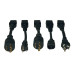 Tripp Lite PDUNV 1.9-3.8kW Single-Phase 120-240V Basic PDU, 14 Outlets (12 C13 & 2 C19), C20 with 5 Adapters, 10 ft. (3.05 m) Cord, 1U Rack-Mount