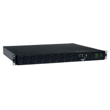Tripp Lite 1.4kW Single-Phase ATS / Switched PDU, 120V (8 5-15R), 2 5-15P, 100-127V Input, 2 12ft Cords, 1U Rack-Mount