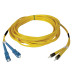 Tripp Lite N354-03M Duplex Singlemode 9/125 Fiber Patch Cable (SC/ST), 3M (10 ft.)