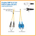 Tripp Lite N354-01M Duplex Singlemode 9/125 Fiber Patch Cable (SC/ST), 1M (3 ft.)