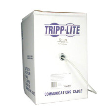 Tripp Lite N020-01K-GY Cat5e 350 MHz Stranded-Core (UTP) PVC Bulk Ethernet Cable - Gray, 1000 ft. (304.8 m), TAA