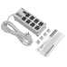 Tripp Lite Isobar 8-Outlet Surge Protector, 12 ft. Cord with Right-Angle Plug, 3840 Joules, Diagnostic LEDs, Metal Housing