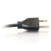 C2G NEMA 5-15P - NEMA 5-15R Black 3.66 m