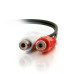C2G 40468 audio cable 1.8 m 2 x RCA Black