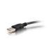 C2G 25ft USB A/B USB cable 7.62 m USB 2.0 USB B Black