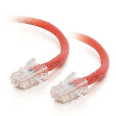 C2G Cat6, 5ft. networking cable Red 1.5 m