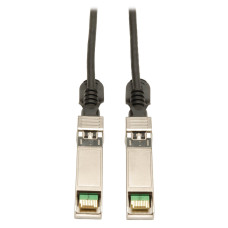 Tripp Lite N280-20N-BK SFP+ 10GBASE-CU Passive Twinax Copper Cable, SFP-H10GB-CU50CM Compatible, Black, 20-in. (50.8 cm)