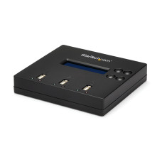 StarTech.com Standalone 1 to 2 USB Thumb Drive Duplicator and Eraser, Multiple USB Flash Drive Copier, System and File and Whole-Drive Copy at 1.5 GB/min, Single and 3-Pass Erase, LCD Display