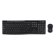Logitech MK270 keyboard Mouse included RF Wireless QWERTY English Black
