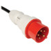 Tripp Lite PDU3XMV6G20 11.5kW 3-Phase Local Metered PDU, 208-240V (36 C13 & 9 C19), IEC-309 16/20A Red, 360-415V Input, 6 ft. (1.83 m) Cord, 0U Vertical