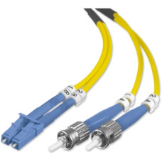 Belkin 2m LC-ST fibre optic cable Yellow