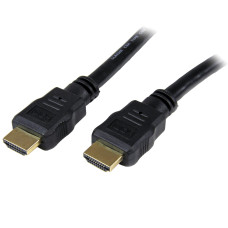 StarTech.com 12ft (3.7m) HDMI Cable - 4K High Speed HDMI Cable with Ethernet - UHD 4K 30Hz Video - HDMI 1.4 Cable - Ultra HD HDMI Monitors, Projectors, TVs & Displays - Black HDMI Cord - M/M