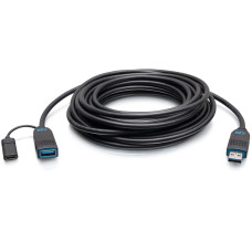 C2G 35ft (10.7m) Performance Series USB-A Male to USB-A Female Active Optical Extension Cable (AOC) - 3.2 Gen 2 (10Gbps) Plenum Rated