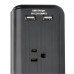 Tripp Lite TLP606DMUSB surge protector Black 6 AC outlet(s) 120 V 1.83 m