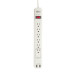 Tripp Lite Protect It! 6-Outlet Surge Protector, 6-ft. Cord, 990 Joules, 2 x USB Charging ports (2.1A), Gray Housing
